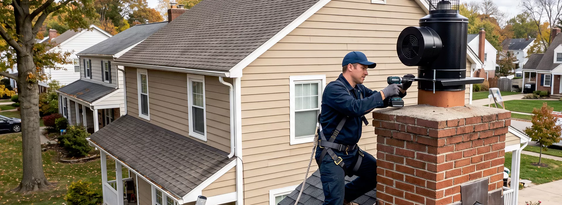 Chimney Fan Installation in La Mirada, CA