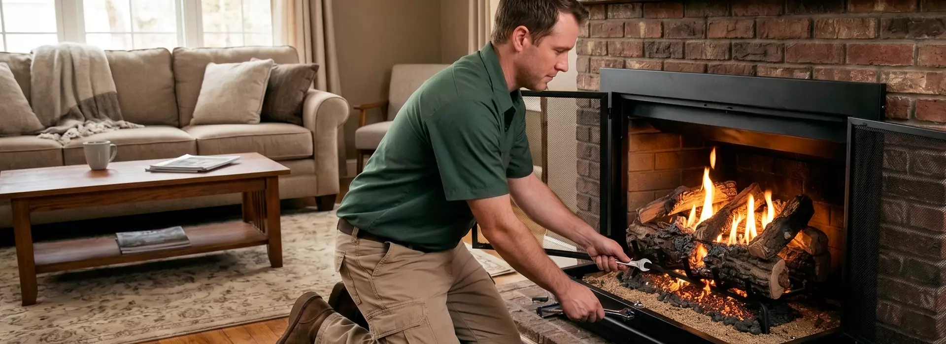 Gas Fireplace Logs in La Mirada, CA