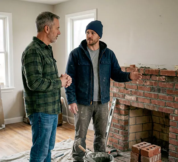 Why La Mirada Homeowners Choose Our Brick Fireplace Installation Team?
