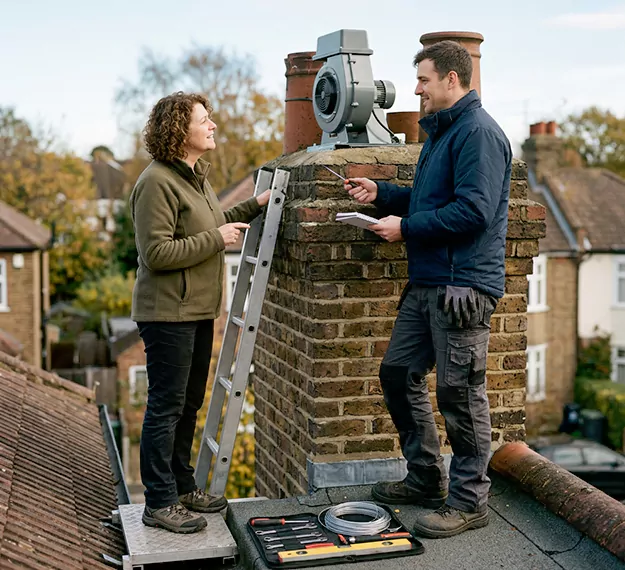 Why La Mirada, CA Homeowners Choose Our Chimney Fan Installation Team?