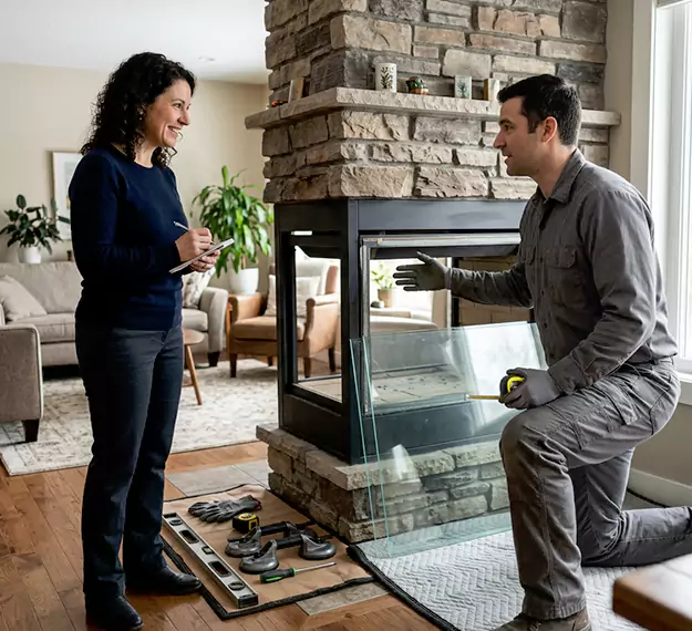 Certified Fireplace Glass Installation Company: Your Local Fireplace Glass Door Installer in La Mirada, CA