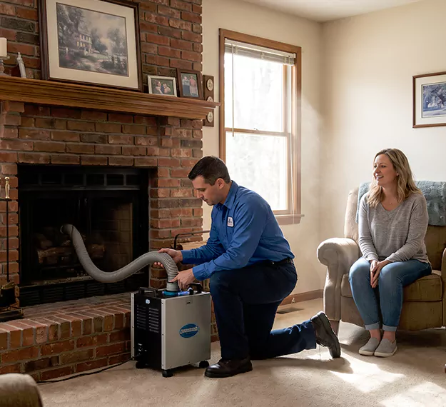 Why La Mirada Homeowners Choose Our Fireplace Odor Removal Team?
