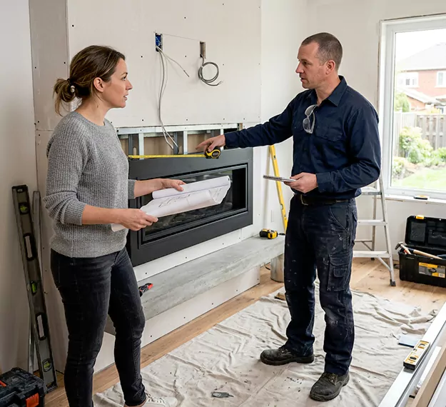 Why La Mirada Homeowners Choose Our Floating Fireplace Installation Team?