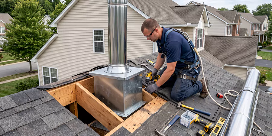 Chimney Support Box Installation La Mirada