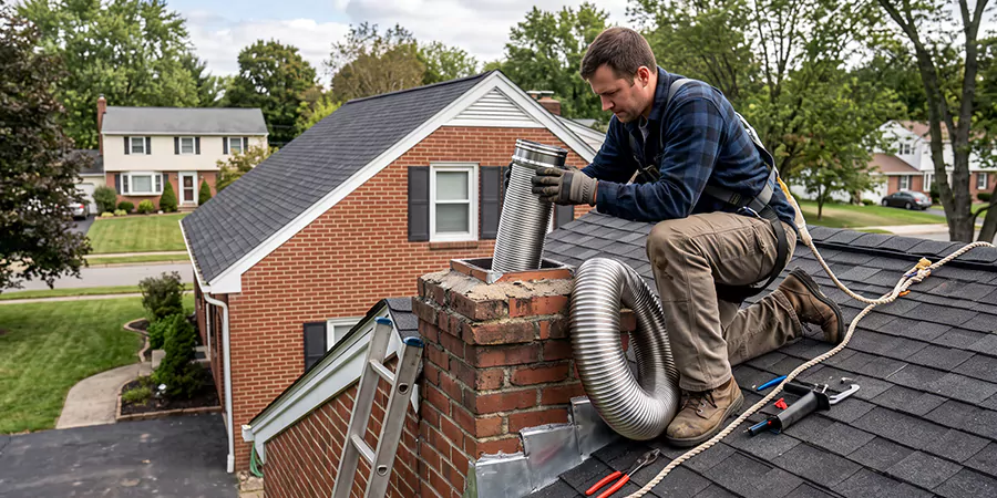 Chimney Sleeve Installation La Mirada