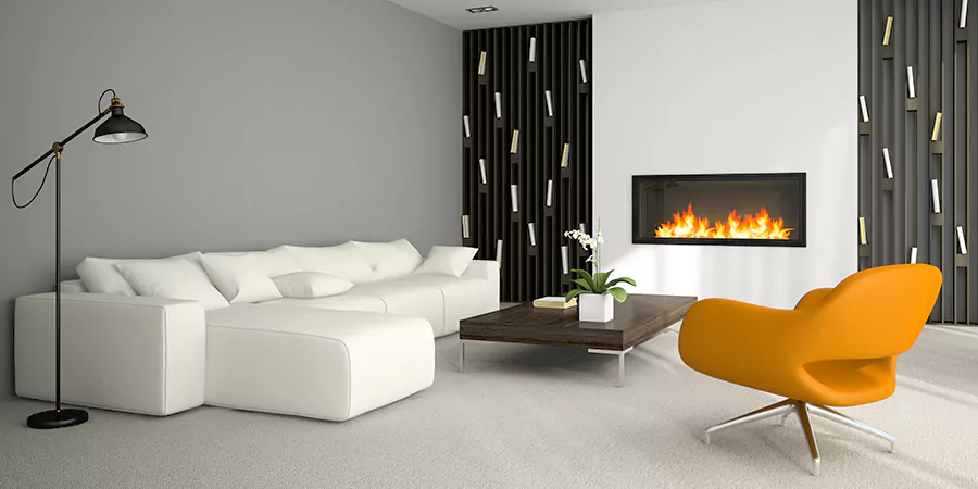 Custom Electric Fireplace Design La Mirada