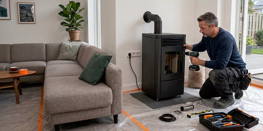 Fireplace Surround and Wall Installation La Mirada