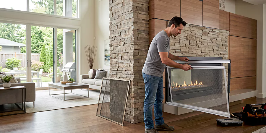 Fireplace Insert Screen Replacement La Mirada