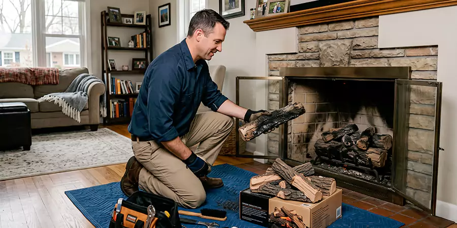 Replacing Gas Fireplace Logs La Mirada