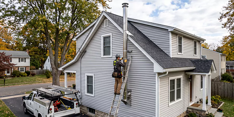 Wood Fireplace Chimney Liner Installation La Mirada