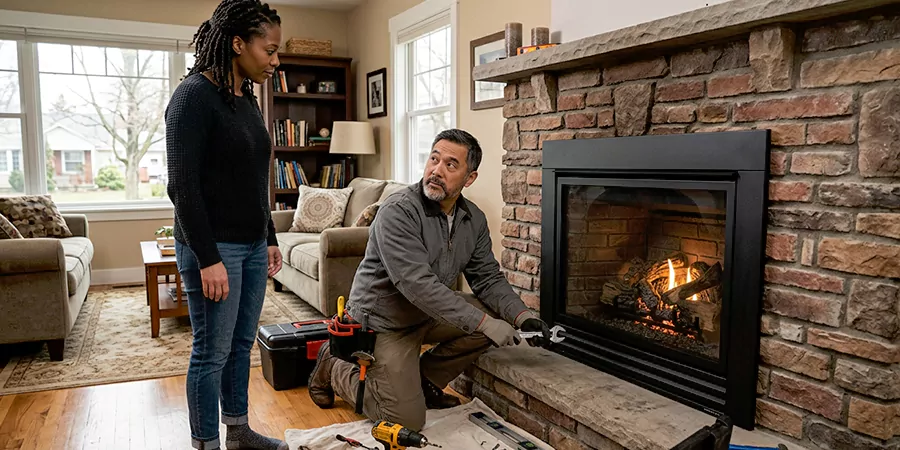 Fireplace and Log Fire Installation La Mirada